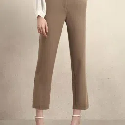 Vero Moda Beige Slim Fit Trousers-picture-24