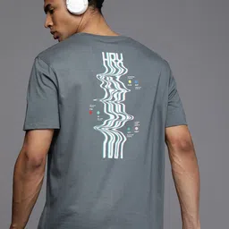 HRX by Hrithik Roshan Men Graphic Printed Bio Finish T-shirt-image-29