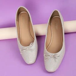 Ginger by Lifestyle Women's Gold Flat Ballets-image-85
