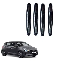 SPREADX Plastic Car Compact Black Colour Elegant Door Guard Protection Universal Type Suitable for i20 Elite Type-2 (Set of 4 Pcs)-picture-16