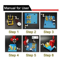 Dynamo Lantern DIY Kit Dynamo Lantern Educational STEM Building Toy, Hand Cranked Power Generator, Generators Science Kit, Light Bulb Science Experiments Kits for Kids - RS1484Dynamo Lantern DIY Kit Dynamo Lantern Educational STEM Building Toy, Hand Cranked Power Generator, Generators Science Kit, Light Bulb Science Experiments Kits for Kids - RS1484 image 3