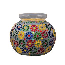 Homesake Multicoloured Self Design Handcrafted Table Lantern-17