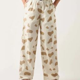 Bewakoof Beige Print Cotton Regular Fit Pyjamas-picture-16