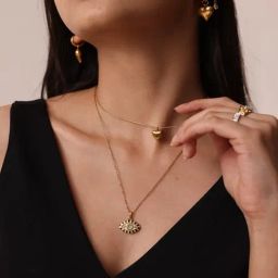 Perfectly Average Heart Pendant Necklace-picture-22