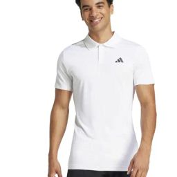 Adidas White Slim Fit Sports Polo-picture-44