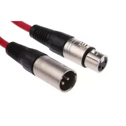 RS PRO PVC XLR Cable 3 Pin Female & Male Connector Red 3 m, 7424507-picture-10