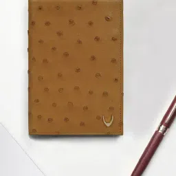 Hidesign Tan Textured Medium Passport Holder-image-16
