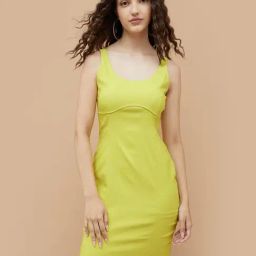 Ginger Green Regular Fit Dress-29