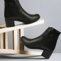 ELLE Women Block-Heeled Chelsea Boots-12