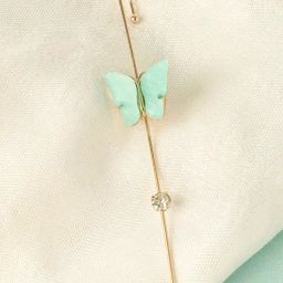 Sohi Gold Plated Designer Party Ear Cuff Earrings image 5