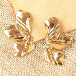 Sohi Gold Plated Designer Casual Stud Earrings-13