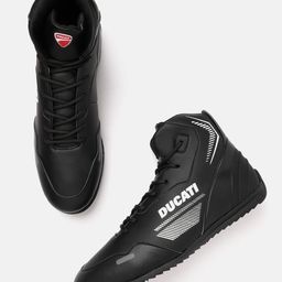 Ducati Men Everyday Brand Logo Printed Mid-top Sneakers-image-56