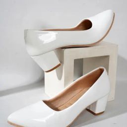 Mozafia Women's White Casual Pumps-image-59