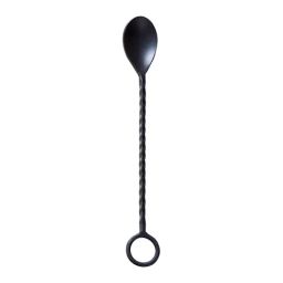 Nestroots Barware Black Stainless Steel Sppon-12