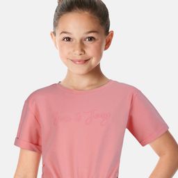 Gini and Jony Girls Typography Printed Crop Cotton Top-picture-34