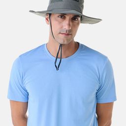 BOLDFIT Unisex Grey Solid Sun Hat-image-41
