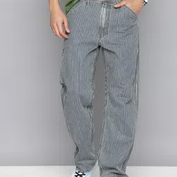 Levis Men Pure Cotton Striped Loose Fit Jeans-image-13