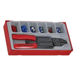 Teng Tools Hand Crimp Tool for Insulated Terminals, Uninsulated Terminals, TTCP121-picture-3