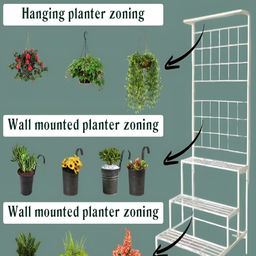 NIYARA White Rectangular Planter Stands image 4