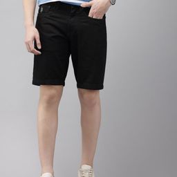 U.S. Polo Assn. Denim Co. Men Pure Cotton Comfort Slim Fit Denim Shorts-image-75