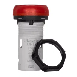 Lovato LPML, Panel Mount Red LED Pilot Light, 22 mm Cutout, IP66, IP67, IP69K, Round, 24V, LPMLB4-image-16