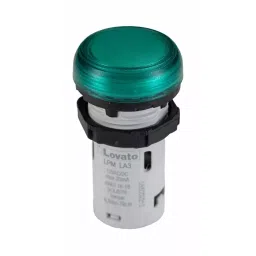 Lovato LPML, Panel Mount Green LED Pilot Light, 22 mm Cutout, IP66, IP67, IP69K, Round, 12V, LPMLA3-image-10