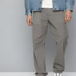 Flying Machine Men 90's Loose Fit Cobain Chinos Trousers-image-73