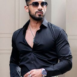 Moda Rapido Men Standard Solid Spread Collar Casual Shirt-picture-46