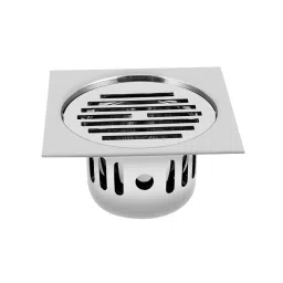 Sanjay Chilly Square Classic Floor Drainer with Cockroach Trap Silver 153 x 153 mm, ‎SCCT-SC-153-image-61