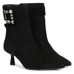 Saint G Womens Black Leather Ankle Boots-picture-45
