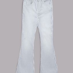 Guess Bell Bottoms Candy Striped Pant - Light Blue-image-51