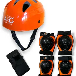 AXG New Goal Premium Latest Design Adjustable Multipurpose Skating Kit (Orange)-picture-20