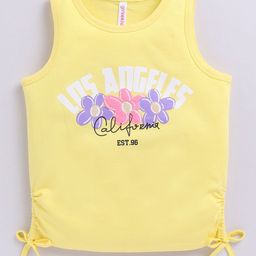 Ginie Girls Typography Printed Cotton Top-picture-24