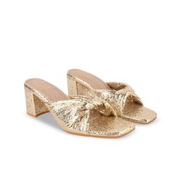 Stylestry Textured Block Sandals-43
