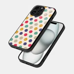 macmerise Geometric Printed iPhone 16 Pro Max Back Case Mobile Accessories-14