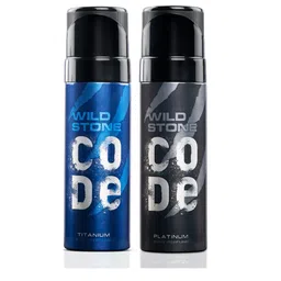 Wild stone Men Set of 2 CODE Titanium and Platinum Perfumes-61
