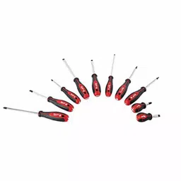 Milwaukee Tether Ready Magnetized Tip Screwdriver Set, 55ZZ02-25