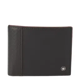 Louis Philippe Dark Brown Casual Leather Bi-Fold Wallet for Men-picture-22