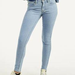Levi's Light Blue Skinny Fit Jeans-picture-6