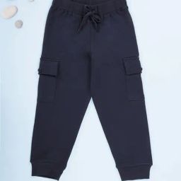 Kiddopanti Boys Navy Regular Fit Trackpant-picture-10