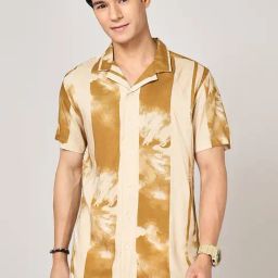 Urban Ranger By Pantaloons Sauterne Slim Fit Printed Shirt-image-42