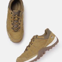 Woodland Men Round Toe Leather Sneakers-picture-32