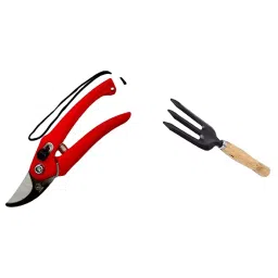 Sky Blue Sk_Bl_Pruner0006 0.98 inch Iron Bypass Pruner (Pack of 2)-picture-3
