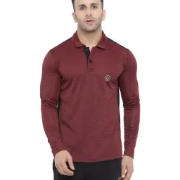 Chkokko Maroon Regular Fit Polo T-Shirt-image-7