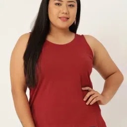 theRebelinme Maroon Camisole Top-image-51