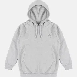 Kiddopanti Kids Grey Melange Textured Full Sleeves Sweatshirt-image-45