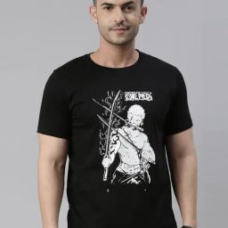 Bushirt Black Cotton Crew T-Shirt-image-84