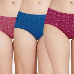 Amante Multicolor Cotton Printed Hipster Panty (Pack of 3)-image-51