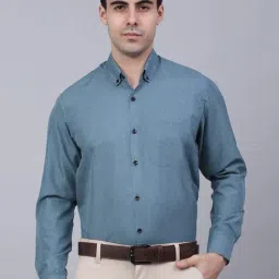 Jainish Grey Regular Fit Shirt-image-41