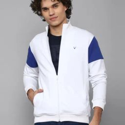 Men White Stylized Neck Full Sleeves Casual Sweatshirt-image-18